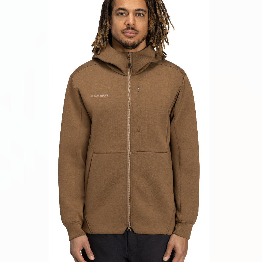 Sizing MAMMUT Dyno 2.0 保暖時尚刷毛夾克，附拉鍊與標誌設計。 1014-04980