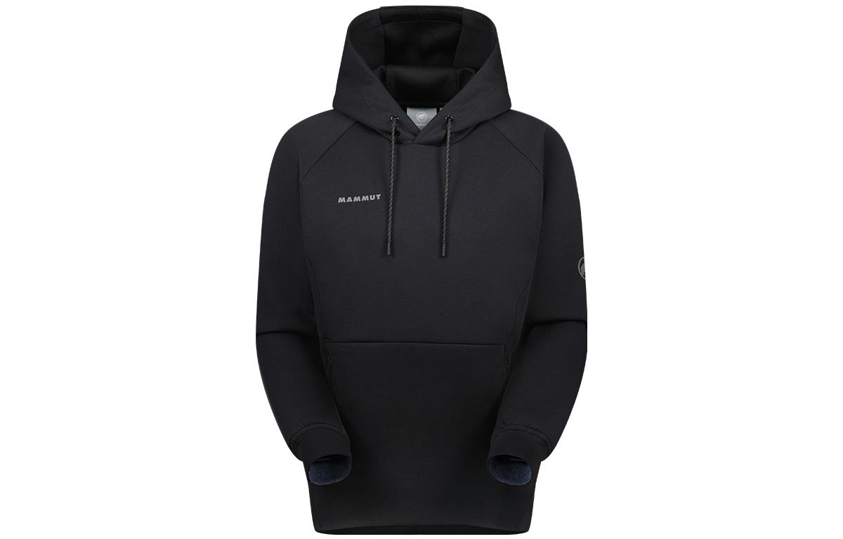 Order MAMMUT Dyno Unisex Casual Solid Color Hoodie with Drawstring. 1014-04990