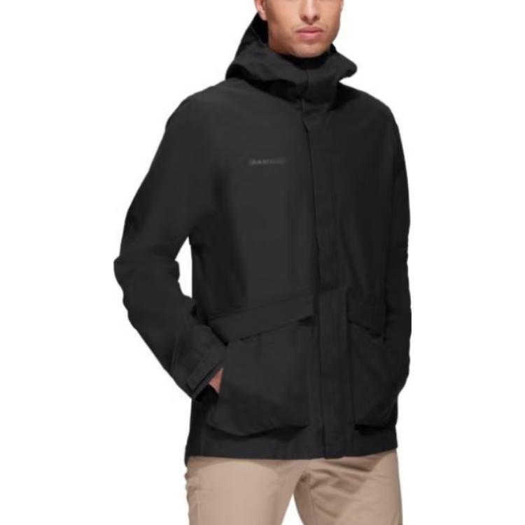 MAMMUT GORE-TEX Reflective Breathable Hooded Zip Jacket for Men. 1010-28560 圖 3