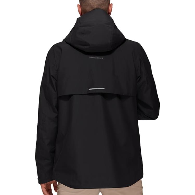 MAMMUT GORE-TEX Reflective Breathable Hooded Zip Jacket for Men. 1010-28560 圖 5