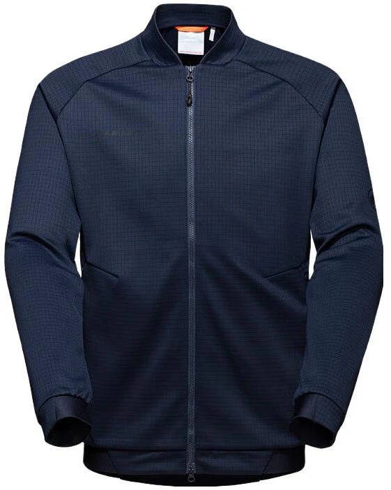 mammut-logo-breathable-baseball-collar-fleece-jacket-deep-sea-blue-1014-03430
