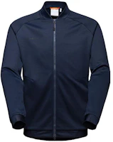 Mammut Logo Breathable Baseball Collar Fleece Jacket - Deep Sea Blue 1014-03430 Mammut Logo Breathable Baseball Collar Fleece Jacket - Deep Sea Blue 1014-03430