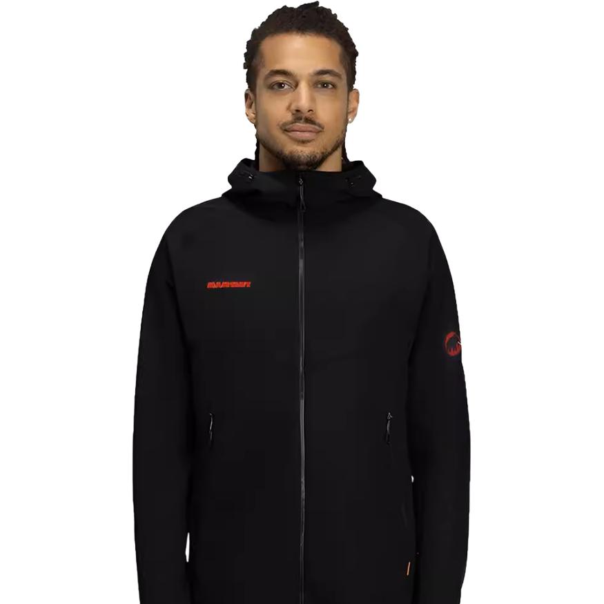 Purchase Chaqueta Softshell MAMMUT Macun 2.0 Cortaviento e Impermeable Negra con Capucha. 1011-02420