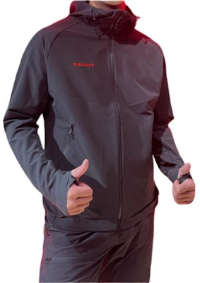 Chaqueta Softshell MAMMUT Macun 2.0 Cortaviento e Impermeable Negra con Capucha. 1011-02420 Details for Chaqueta Softshell MAMMUT Macun 2.0 Cortaviento e Impermeable Negra con Capucha. 1011-02420