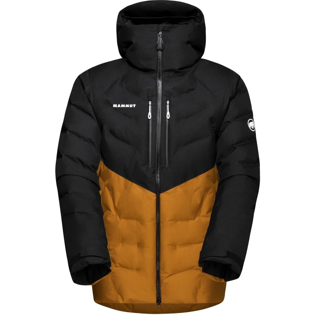 MAMMUT Photics Ski HS Thermo Hooded Jacket  Waterproof Ski Down Jacket Brown/Black 1010-29790