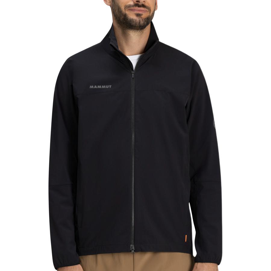 Sizing Mammut SS24 Lightweight Water-Repellent Softshell Jacket with Stand Collar 1011-02410