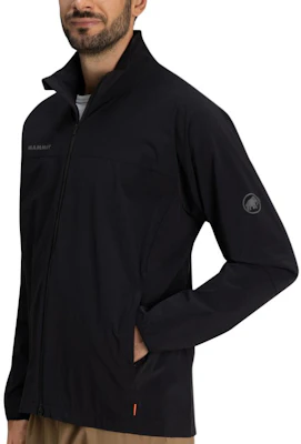 Mammut SS24 Lightweight Water-Repellent Softshell Jacket with Stand Collar 1011-02410 1