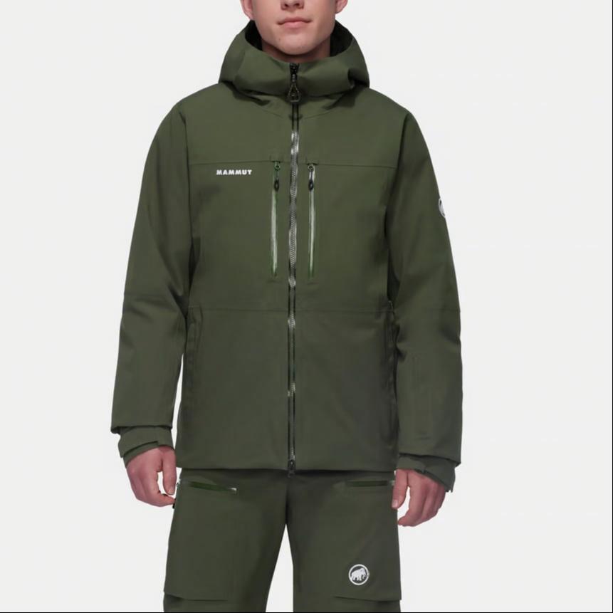 Sizing MAMMUT Stoney HS Chaqueta de Esquí Aislada para Hombre con Capucha. 1010-31060