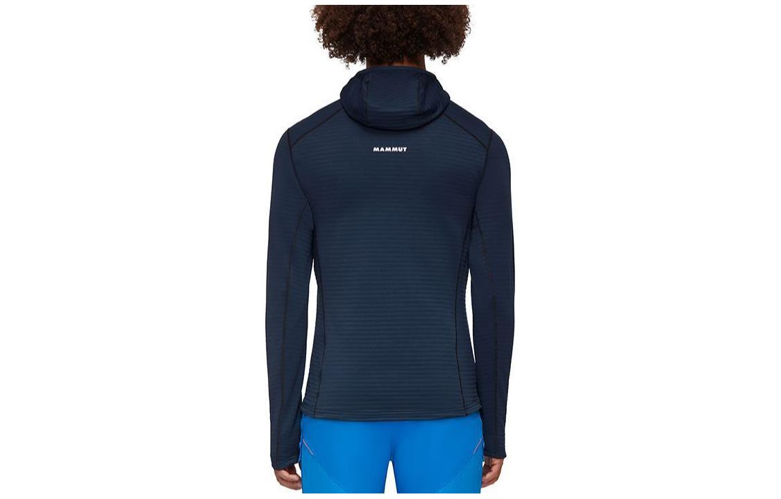 Shop MAMMUT Taiss 輕量快乾透氣刷毛外套 深藍色 1014-04530