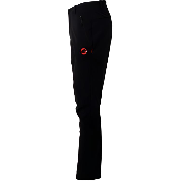 Shop Pantalones de Senderismo Negros MAMMUT Trekkers 3.0 Bordados Ajuste Asiático Outdoor. 1021-00413