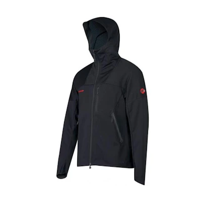 MAMMUT Ultimate Hoody Breathable Softshell Jacket with Solid Logo Design. 14900
