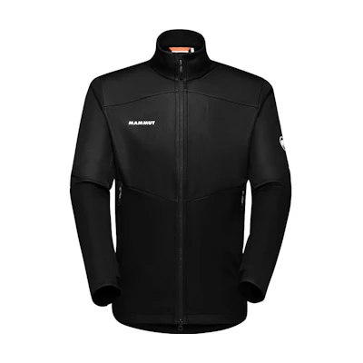 MAMMUT Ultimate VII Softshell Jacket Black - Water-Resistant & Breathable 1011-01820
