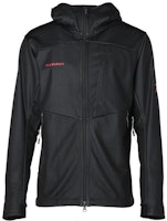 MAMMUT Ultimate VII GTX Softshell Jacket Black - Windproof & Water-Resistant. 1011-02490 MAMMUT Ultimate VII GTX Softshell Jacket Black - Windproof & Water-Resistant. 1011-02490