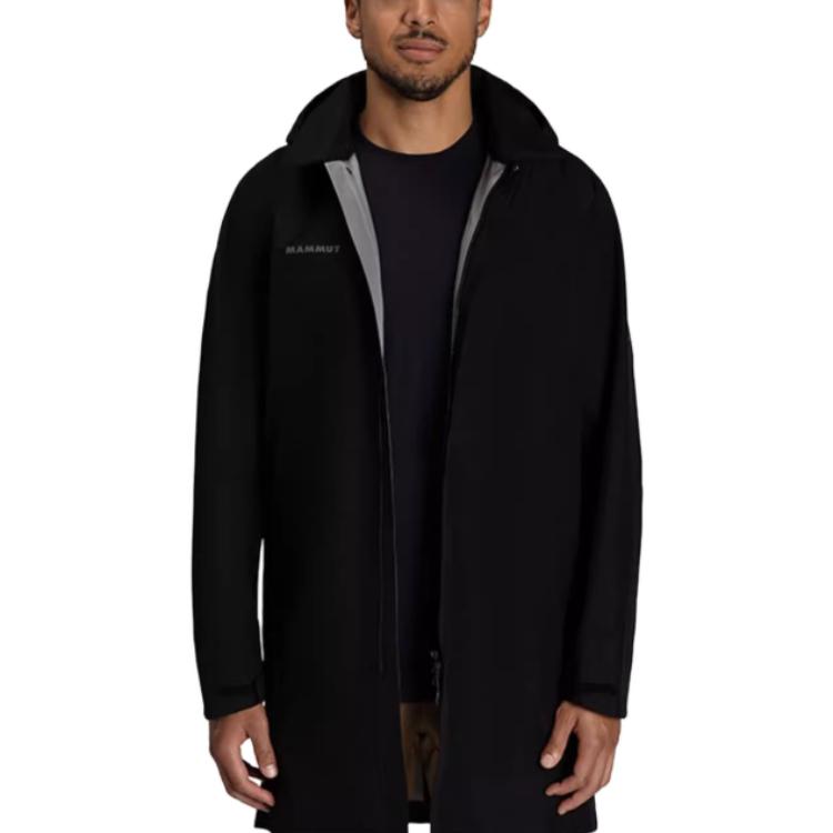 MAMMUT Utility HS Convertible Printed Hooded Hard Shell Jacket Men Black 1010-30100 圖 3