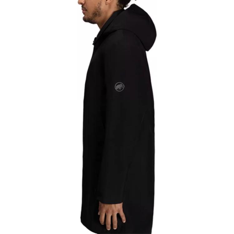 MAMMUT Utility HS Convertible Printed Hooded Hard Shell Jacket Men Black 1010-30100 圖 5