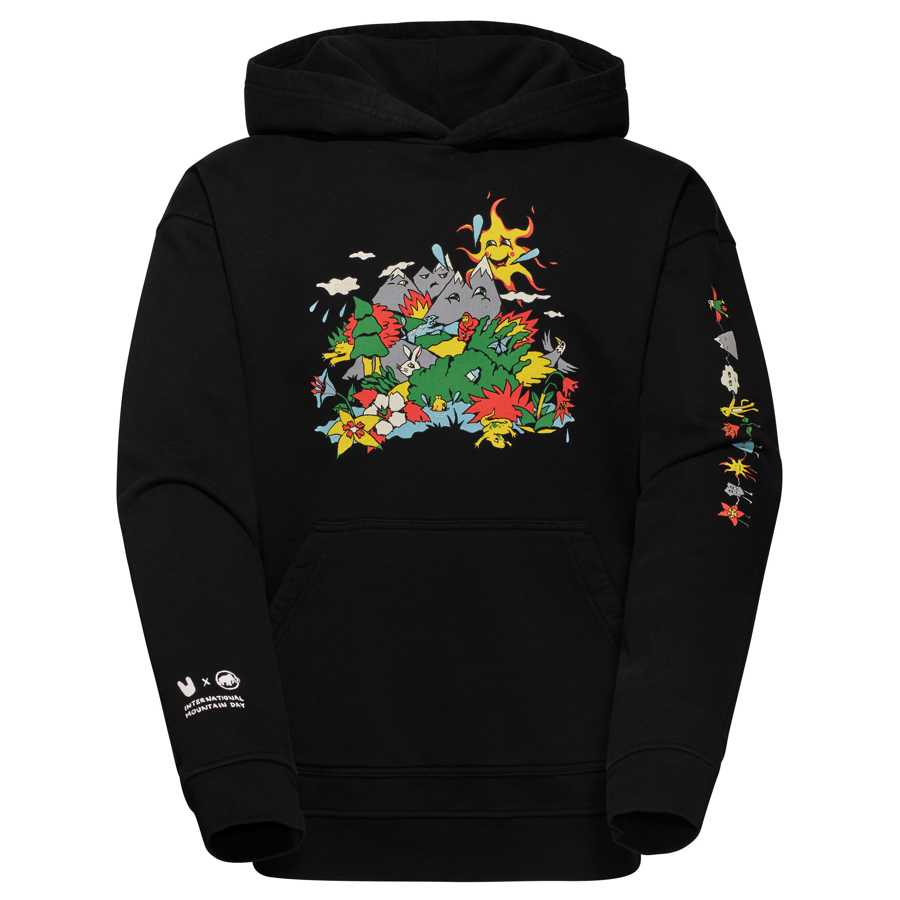 MAMMUT x UNLESS Oversized Logo Print Hoodie Unisex Collaboration. 1014-05980