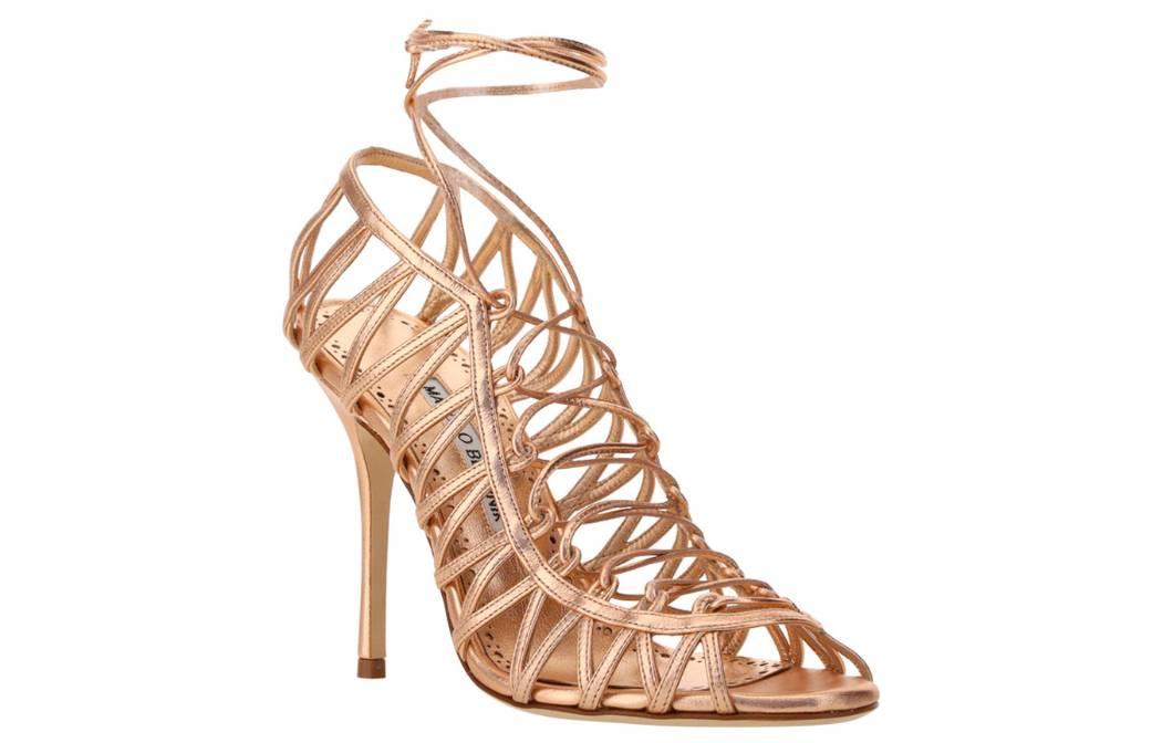 Manolo Blahnik 'Gold High Heels' 圖 9