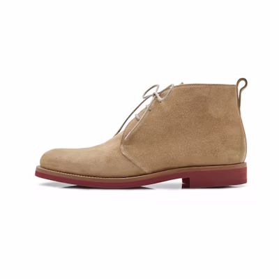 Manolo Blahnik Ankle Boot 'Beige Suede'
