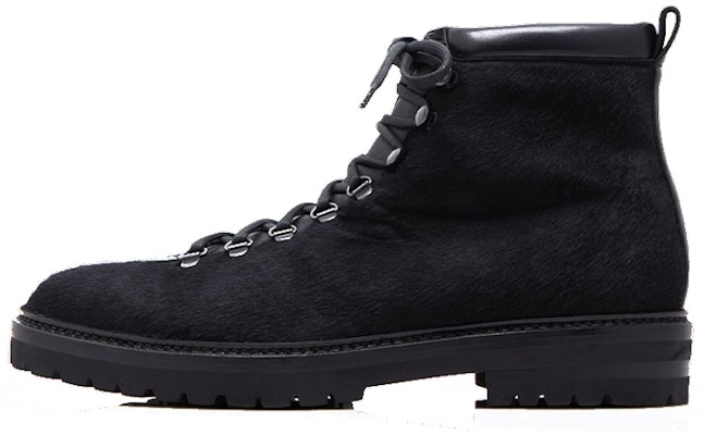 Manolo Blahnik Ankle Boot 'Black Calf Hair Lace-Up' 321-1871-0003 Buy Manolo Blahnik Ankle Boot 'Black Calf Hair Lace-Up' 321-1871-0003