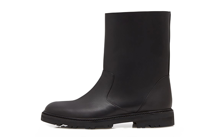 Manolo Blahnik Ankle Boot 'Black Calfskin' 321-1879-0001