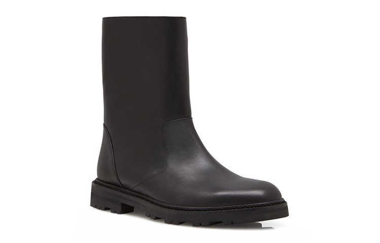 Order Manolo Blahnik Bottines ''Cuir Noir Véritable'' 321-1879-0001