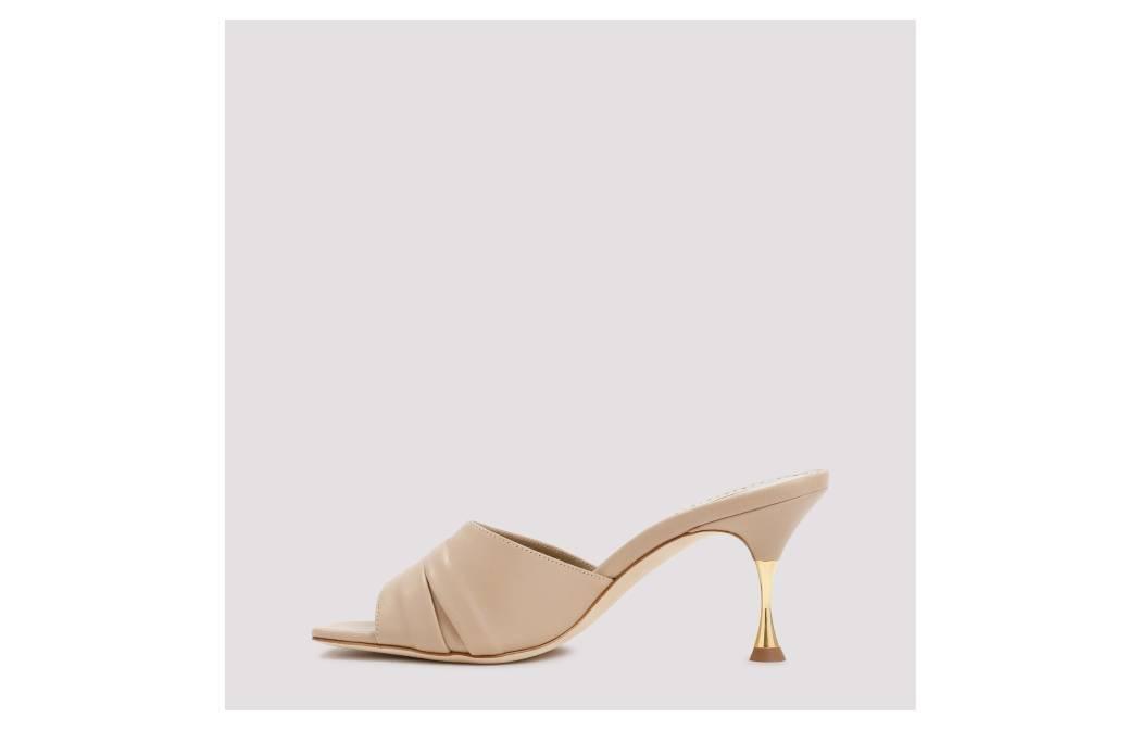 Buy 마놀로 블라닉 발렌시아가 슬라이드 (누드) 4211018