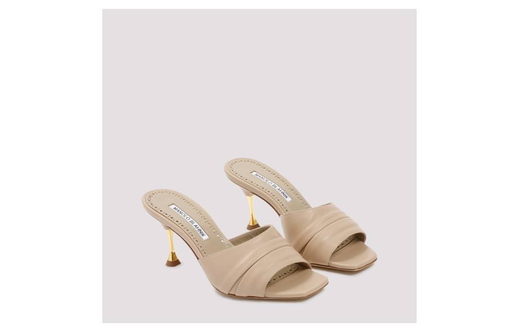 Manolo Blahnik Balenciaga Slide 'Nude' 圖 2