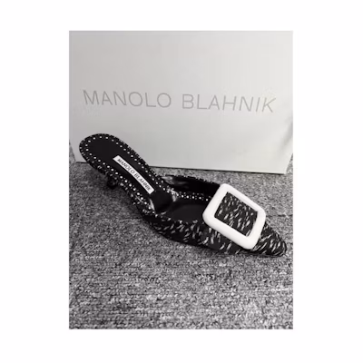 Manolo Blahnik Black High Heels and Black High Heels '4221483000154'