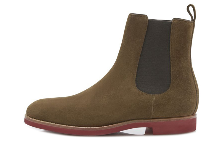 Manolo Blahnik Chelsea Boot 'Brown Suede'