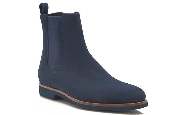 Manolo Blahnik Chelsea Boot 'Deep Blue Suede' 圖 2