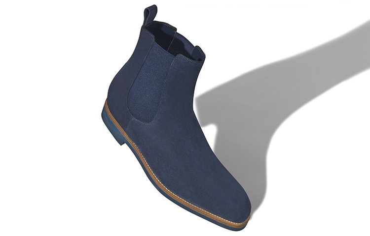 Manolo Blahnik Chelsea Boot 'Deep Blue Suede' 圖 3