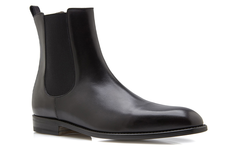 Manolo Blahnik Chelsea Boot 'Polished Black Calfskin' 圖 3