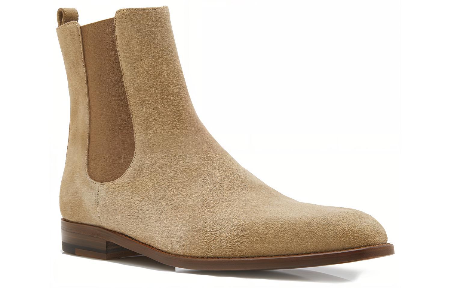 Lookbook Botines Chelsea Manolo Blahnik Delsa 'Ante Marrón' 218-0062-0001