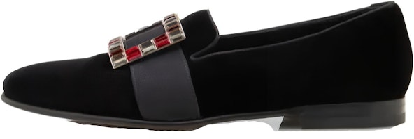 Manolo Blahnik Eaton Loafer 'Black Comfort Fashion' 323-2599-0001 Manolo Blahnik Eaton Loafer 'Black Comfort Fashion' 323-2599-0001