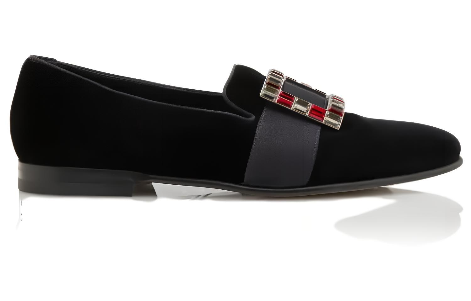 Order MANOLO BLAHNIK Eaton 舒適時尚 樂福鞋 男款 黑色