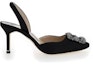 Buy Manolo Blahnik Hangisi Slingback 'Black Heel' 41904730015