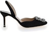 Purchase Manolo Blahnik Hangisi Slingback 'Black Heel' 41904730015