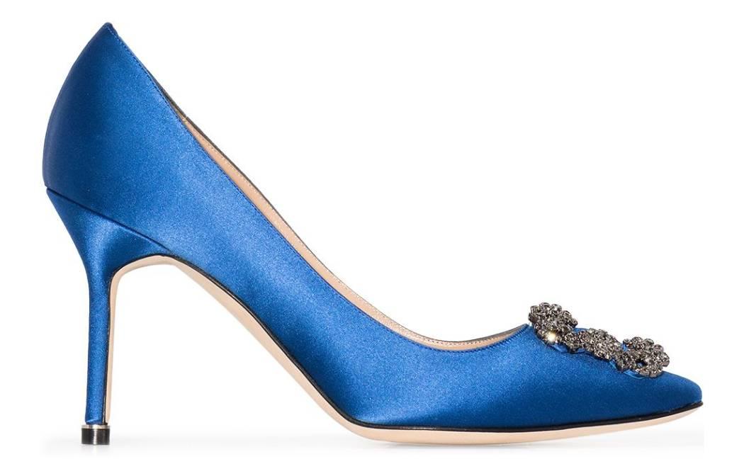 Sizing Manolo Blahnik Tumit Tinggi '77' 9XX06634326