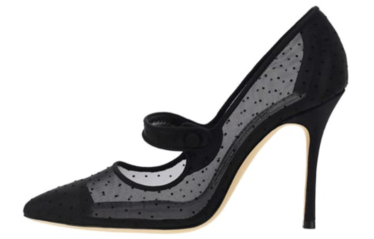 Manolo Blahnik High Heel 'Black Fashion' 421-0987-991V