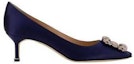 Lookbook Manolo Blahnik 深蓝色高跟鞋 9XX06664116