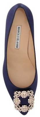 Manolo Blahnik 深蓝色高跟鞋 9XX06664116 Shop Manolo Blahnik 深蓝色高跟鞋 9XX06664116