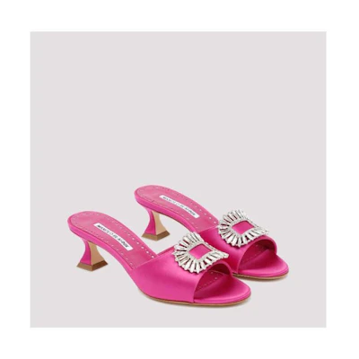 Manolo Blahnik Laalita Pumps 'Pink Purple'