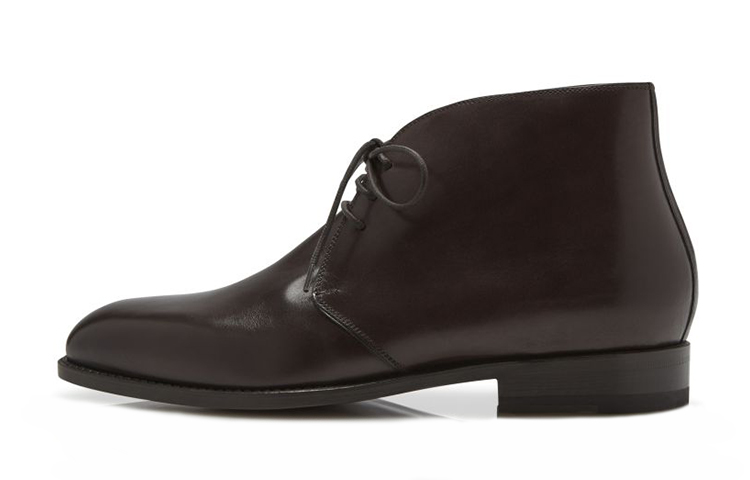 Manolo Blahnik Lace-Up Ankle Boots 'Deep Brown' 319-1011-0001