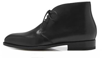 Manolo Blahnik Lace-Up Calfskin Ankle Boots 'Black' 319-1011-0003 Manolo Blahnik Lace-Up Calfskin Ankle Boots 'Black' 319-1011-0003