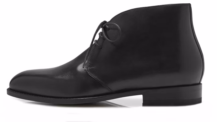 Manolo Blahnik Lace-Up Calfskin Ankle Boots 'Black' 319-1011-0003 Buy Manolo Blahnik Lace-Up Calfskin Ankle Boots 'Black' 319-1011-0003