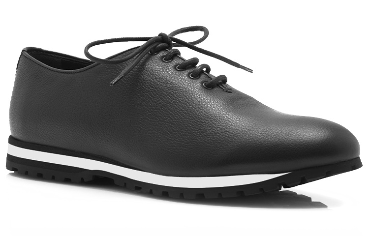 Manolo Blahnik Lace-Up Loafer 'Black Calfskin' 圖 2