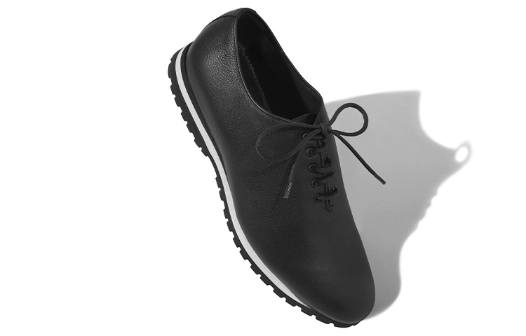 Manolo Blahnik Lace-Up Loafer 'Black Calfskin' 圖 3