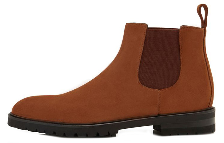 Manolo Blahnik Leather Chelsea Boots 'Brown' 322-2286-0002