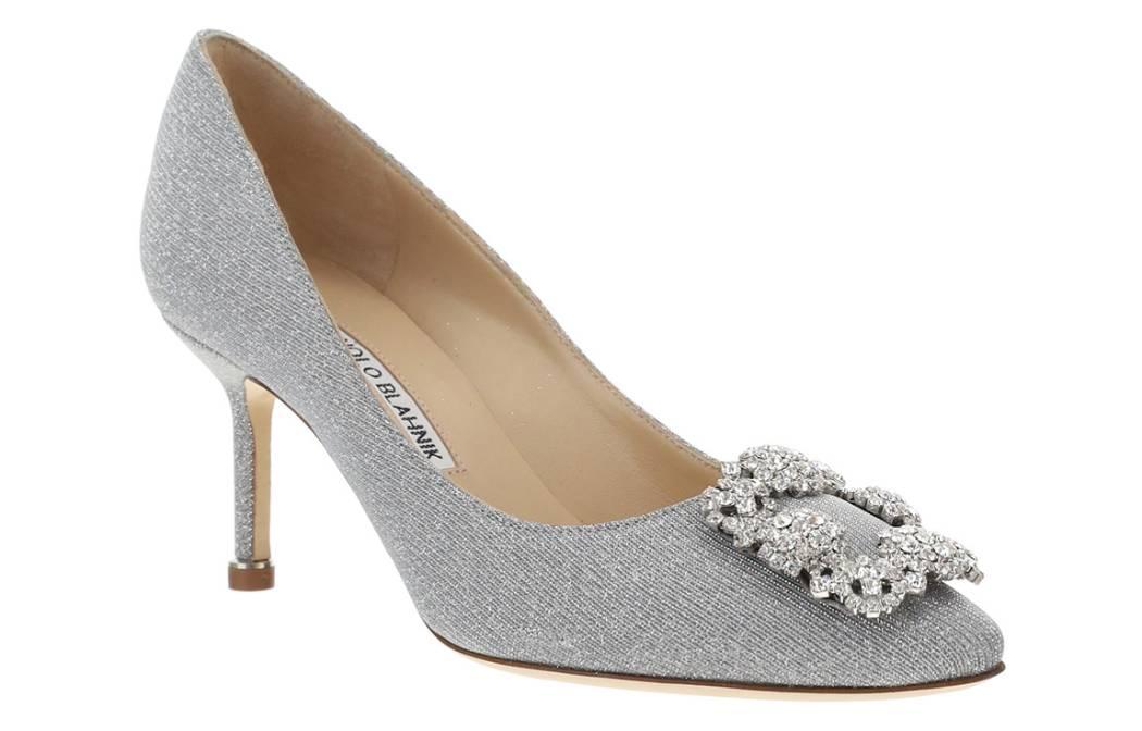 Order マノロブラニク ハンギシ「シルバーグリッター」9XX05979721 9XX05979721