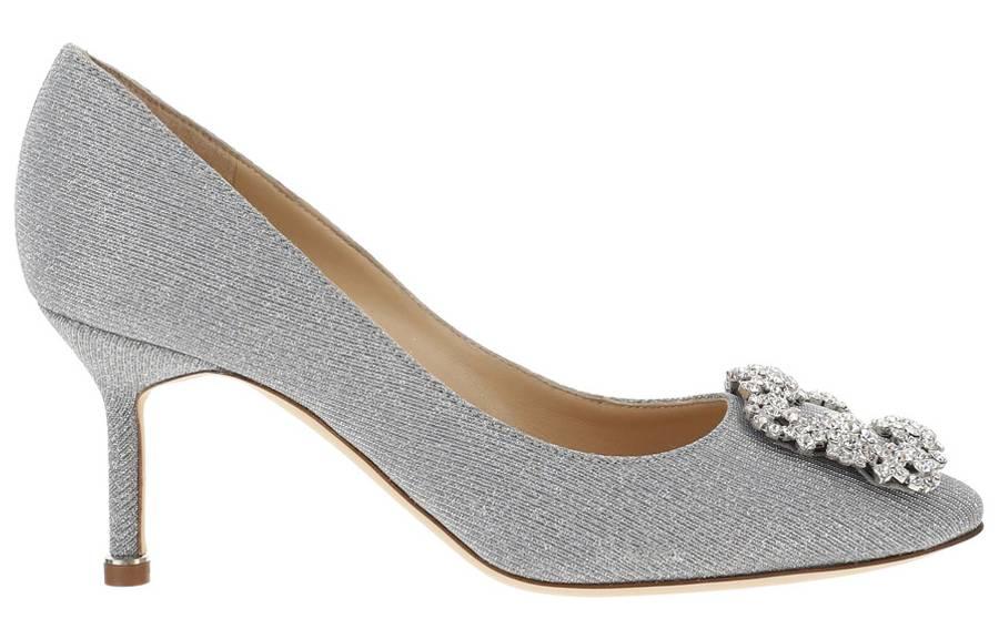 Lookbook マノロブラニク ハンギシ「シルバーグリッター」9XX05979721 9XX05979721